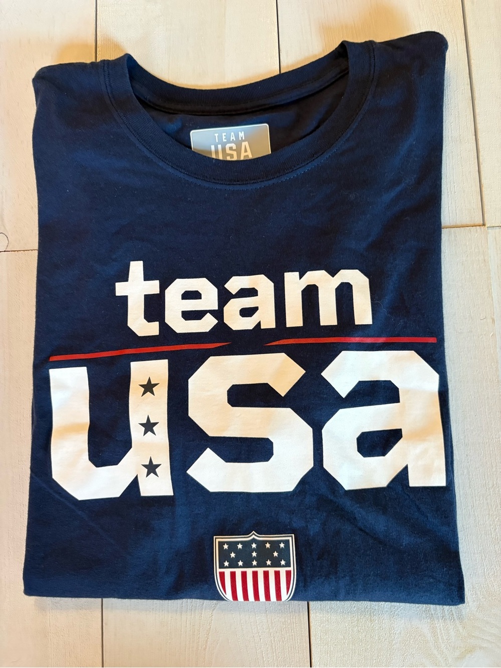 Team USA Unisex Navy Graphic Tee Shirt Size Medium NEW WITH TAGS - Picture 3 of 8